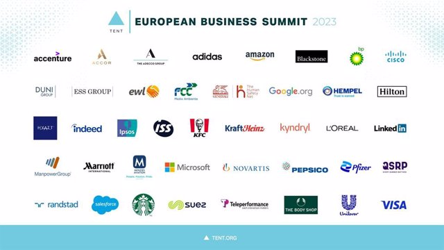 Over 40 Companies Commit to Provide Jobs & Training to More Than 250,000 Ukrainian and Other Refugees at Tent European Business Summit