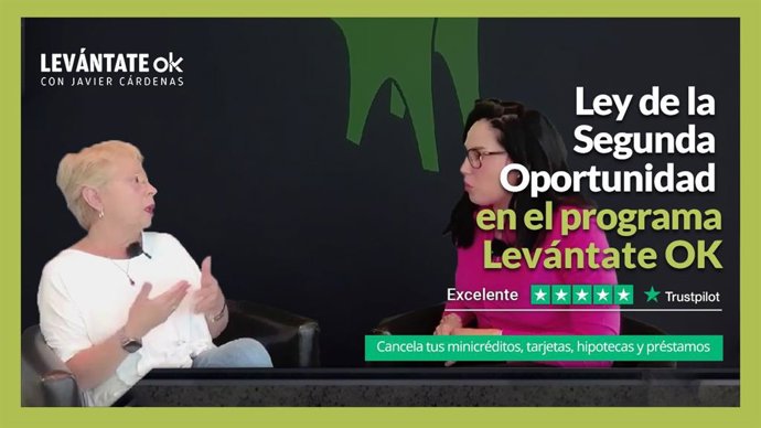 Exonerada con Repara tu Deuda por la Ley de Segunda Oportunidad.