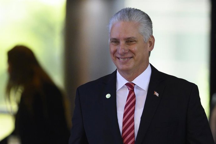 Archivo - January 24, 2023, Buenos Aires, Argentina: Cuban President Miguel Diaz-Canel seen during the Community of Latin American and Caribbean States (CELAC) Summit in Buenos Aires.