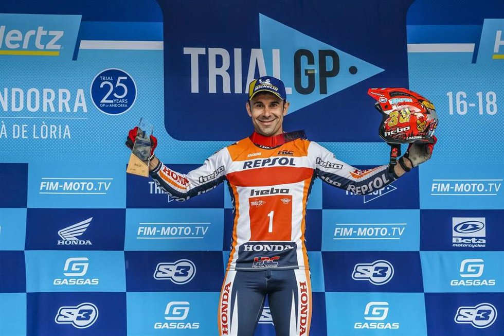 Toni Bou suma dos nuevas victorias en el GP de Andorra