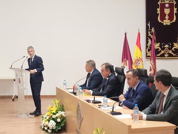 Grande Marlaska en la inauguración del curso de funcionarios de prisiones