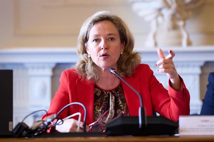 La vicepresidenta primera del Gobierno y ministra de Asuntos Económicos y Transformación Digital, Nadia Calviño.