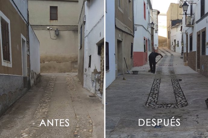 La Diputación de Cáceres mejora la pavimentación y el saneamiento de Garrovillas de Alconétar  