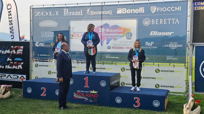 La tiradora Beatriz Laparra se proclama campeona de Europa de Compak Sporting