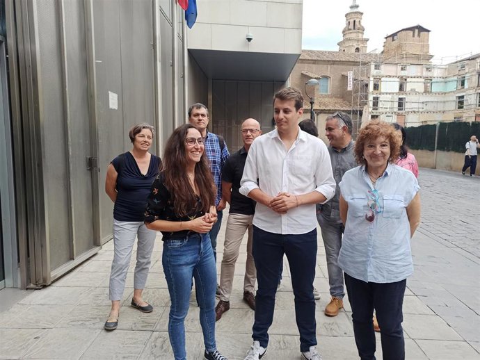 Sumar Aragón formaliza sus listas al Congreso y al Senado por Zaragoza en la Audiencia Provincial.