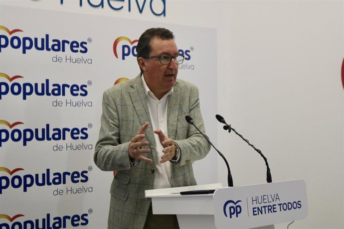 El presidente del PP de Huelva, Manuel Andrés González.