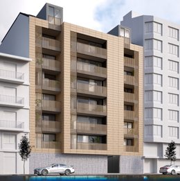 Inforgafía del edificio de la Calle Alta de Santander.