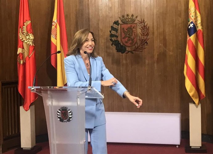 La alcaldesa de Zaragoza, Natalia Chueca