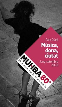 Cartell de la programació amb el títol 'Música, dona, ciutat'