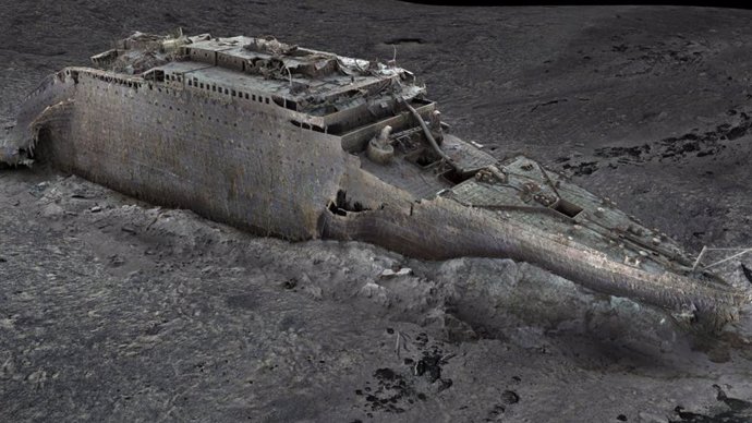 Archivo - May 18, 2023 - USA - A team of scientists have used deep sea mapping to create 'an exact Digital Twin' of the Titanic wreck for the first time,' according to a press release from deep sea investigators Magellan and filmmakers Atlantic Producti
