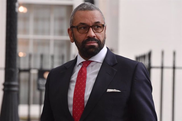 Archivo - El ministro de Exteriores de Reino Unido, James Cleverly