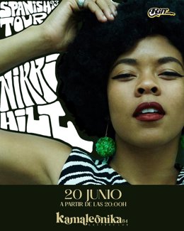 Cartel del concierto de la norteamericana Nikki Hill en Córdoba.