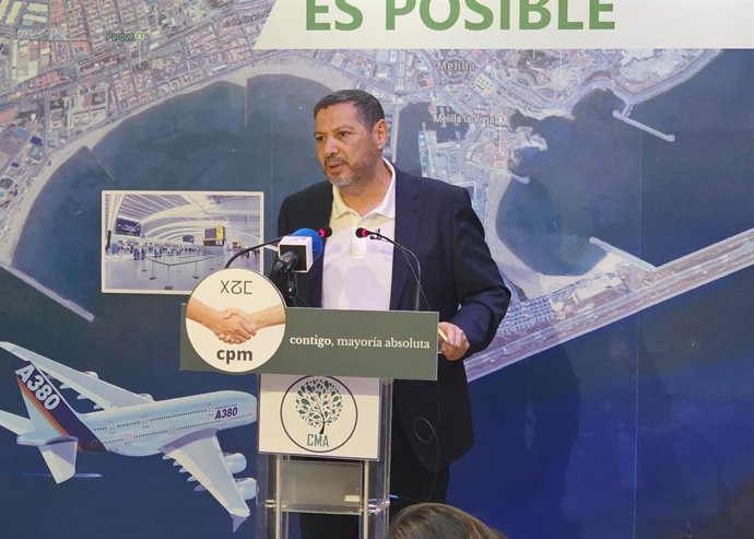 El presidente de Coalición por Melilla, Mustafa Aberchán,