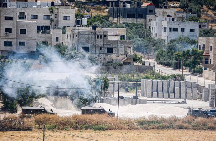 El Ejército de Israel en Yenín, Cisjordania