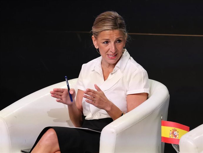 La vicepresidenta segunda y ministra de Trabajo y candidata de Sumar a la Presidencia del Gobierno, Yolanda Díaz