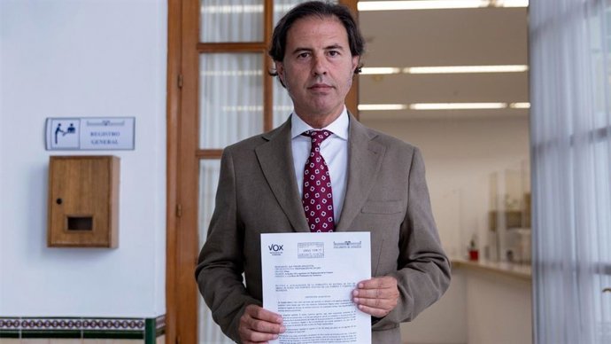 El parlamentario andaluz de Vox Benito Morillo.