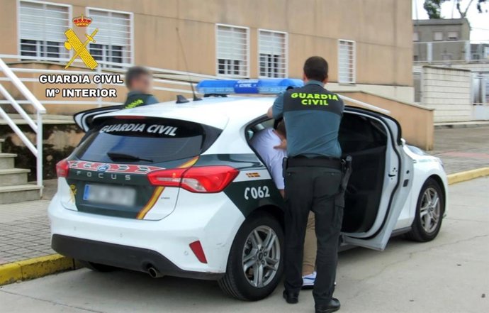 Imagen de recurso de un detenido por la Guardia Civil.