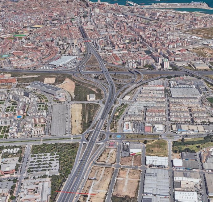Np Carril Bus Vao Acceso A Málaga