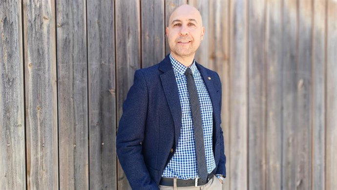 El cabeza de lista de VOX al Congreso por la provincia de Huesca, José Manuel Vallejo Aznar.