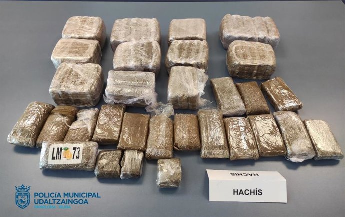 Imagen de las sustancias incautadas