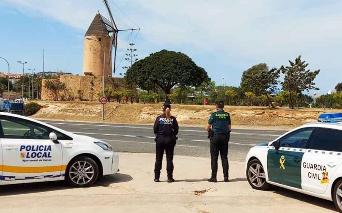 Guardia Civil detiene con la colaboración de la Policía Local a un hombre por robos en viviendas de Calvi