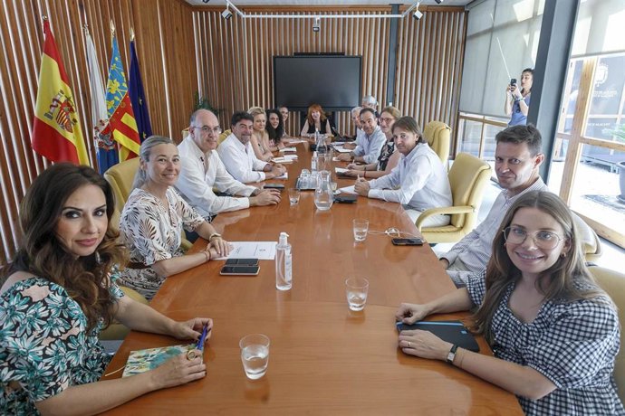 Imagen del equipo de gobierno del Ayuntamiento de Alicante.