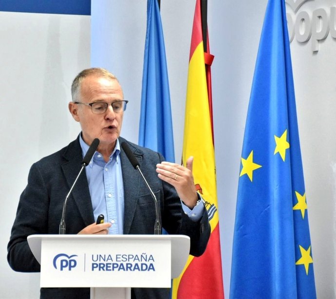Diego Canga en rueda de prensa.