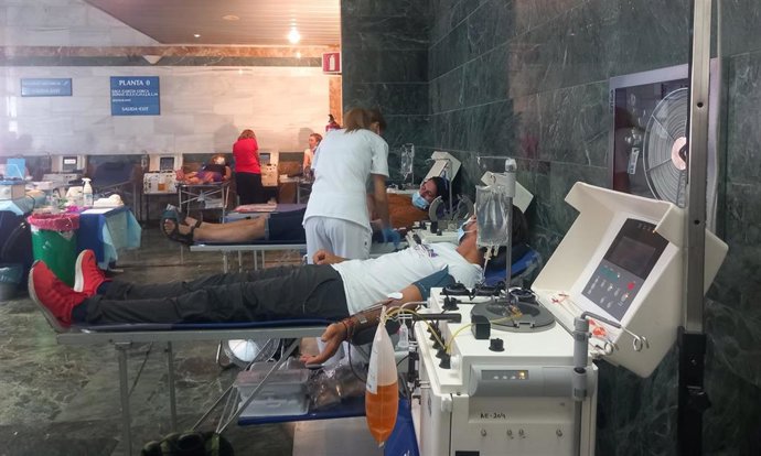 Donación de sangre.