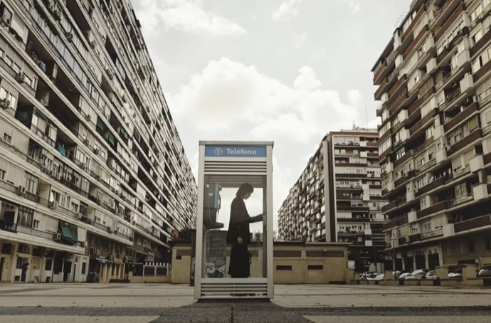 Imagen del vídeo protagonizado por la actriz Nathalie Poza.