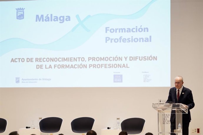 El alcalde de Málaga, Francisco de la Torre, en un acto