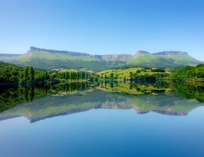 El embalse de Maroño en Álava