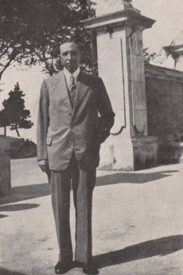 Pedro Salinas en Santander en 1933.