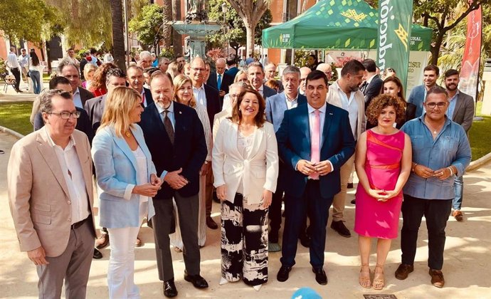 La consejera de Agricultura, Pesca, Agua y Desarrollo Rural, Carmen Crespo, en la inauguración del VII Congreso Internacional de Frutos Rojos que se celebra en Huelva.