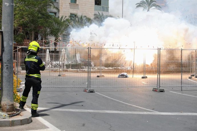 Imagen de la masclet de Hermanos Sirvent en Fogueres de Alicante.