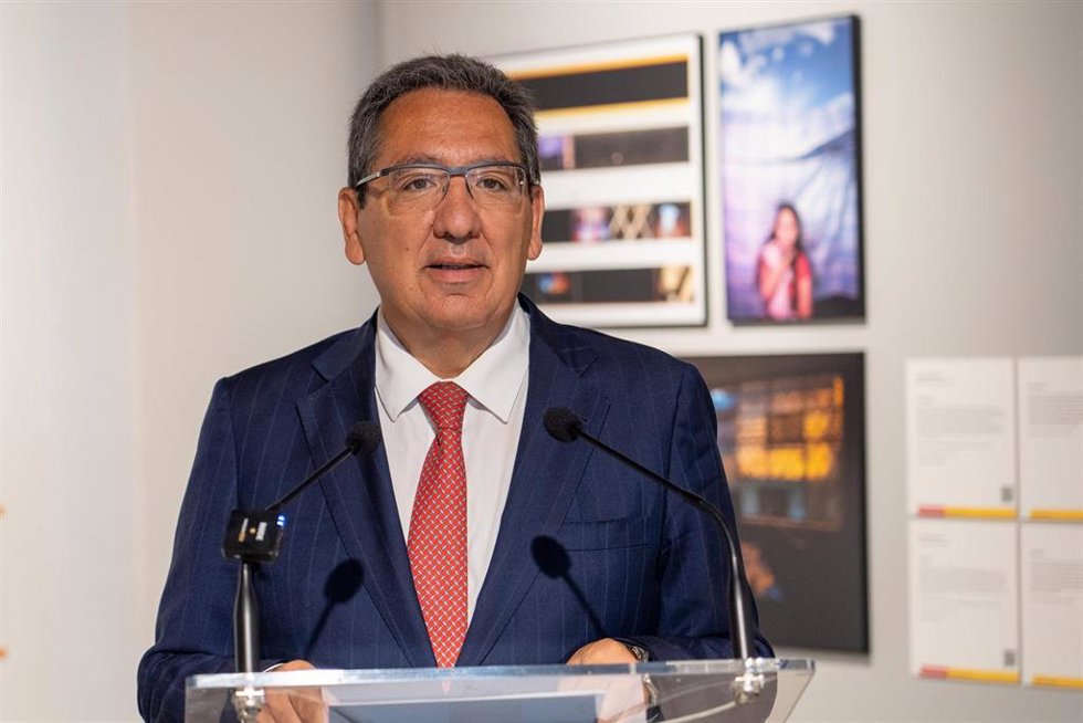 Archivo - El presidente de la Fundación Cajasol, Antonio Pulido, en una foto de recurso