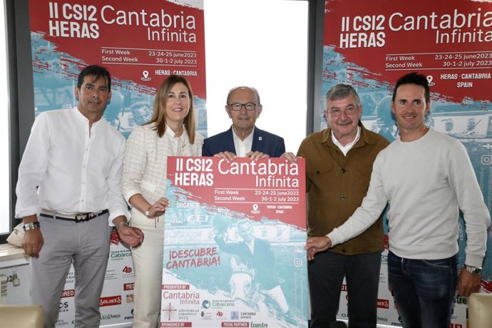 Presentación del II Concurso Internacional de Saltos 2 estrellas 'Heras Cantabria Infinita'