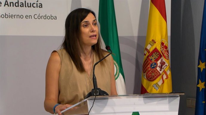 La delegada de Empleo, Empresa y Trabajo Autónomo de la Junta de Andalucía en Córdoba, María Dolores Gálvez.