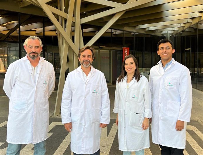 Los doctores Rubio, Romero, Bautista y Baldivieso.