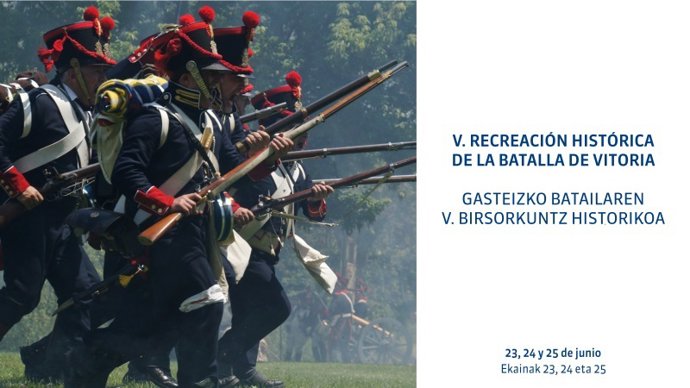 La recreación de la batalla de Vitoria retorna a Iruña de Oca