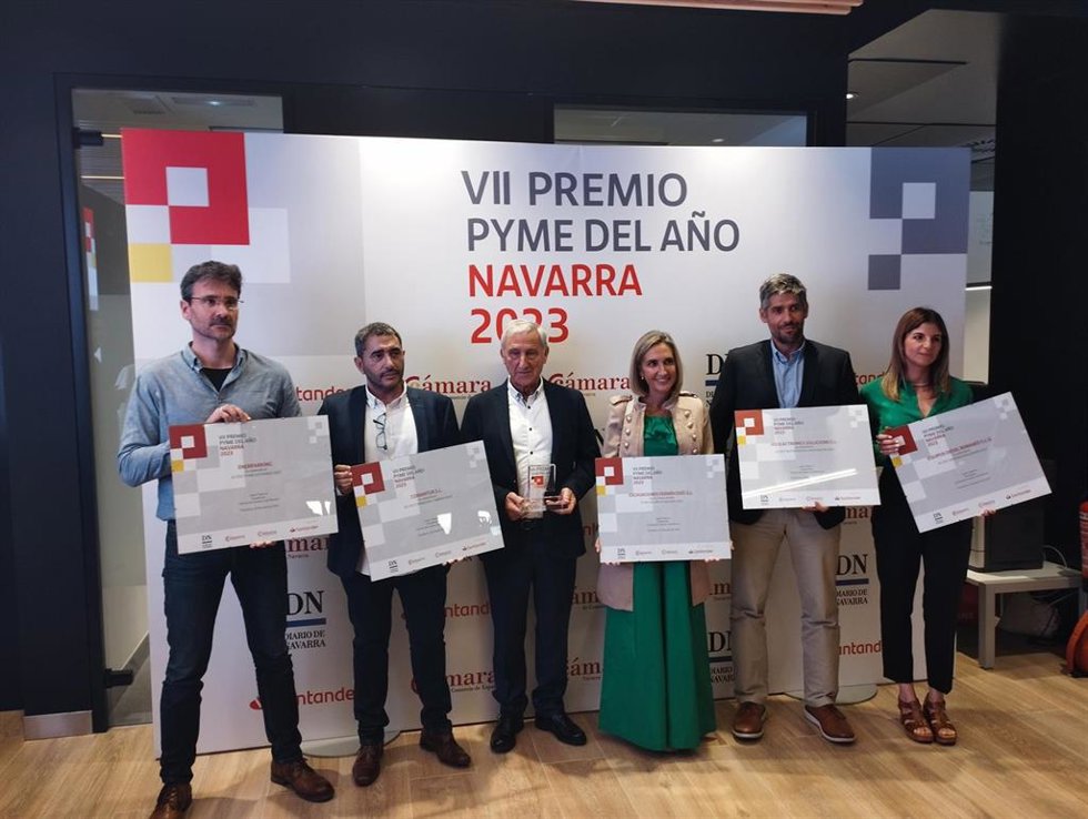 David Díaz de Cerio, Pablo Jesús Antón,  Fermín Osés, Noemí Osés, Carlos Martín y Amaya Villafranca