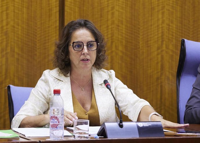 La consejera de Salud y Consumo de la Junta de Andalucía, Catalina García, comparece en comisión parlamentaria