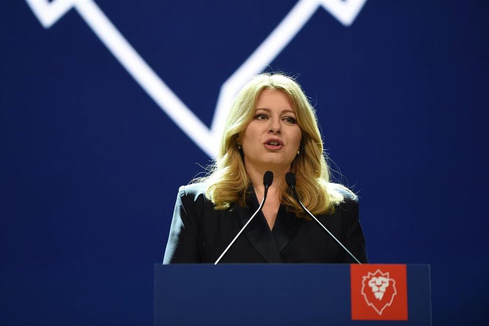 Archivo - La presidenta de Eslovaquia, Zuzana Caputova