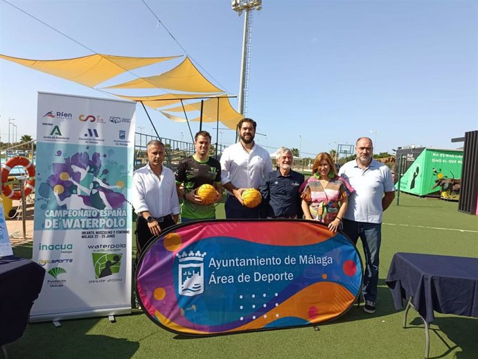 Presentación Campeonato de España infantil de waterpolo en Málaga