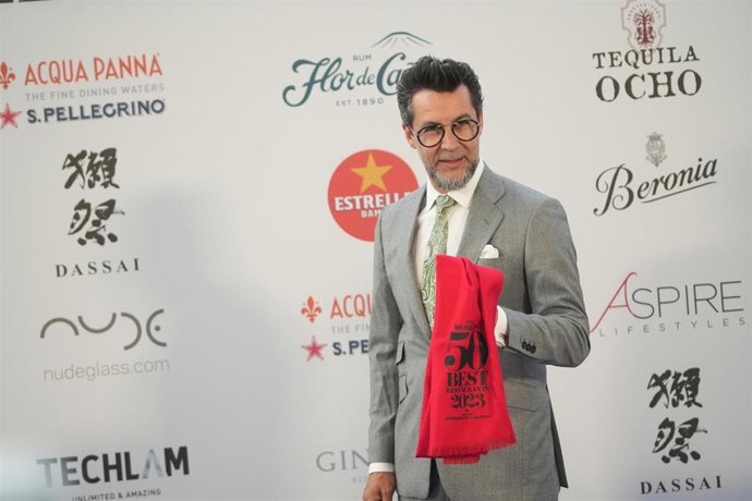 El chef Quique Dacosta en la gala 'The World's 50 Best Restaurants',