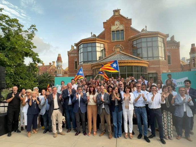 Presentació de la candidatura de Junts a les eleccions generals, amb Míriam Nogueras al capdavant