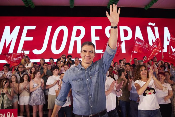 El presidente del gobierno de España y secretario general del PSOE, Pedro Sánchez.