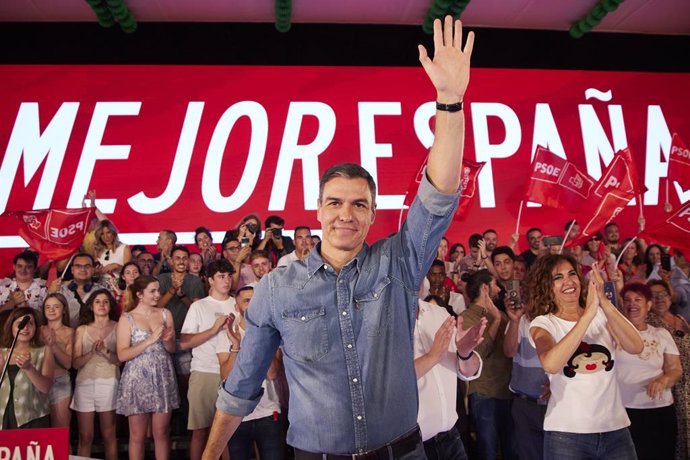 El presidente del gobierno de España y secretario general del PSOE, Pedro Sánchez.