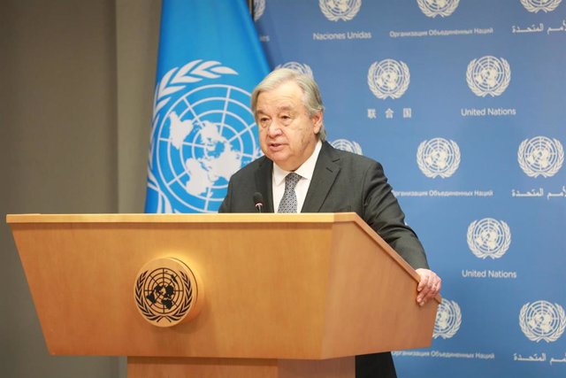 Archivo - El secretario general de Naciones Unidas, Antonio Guterres.