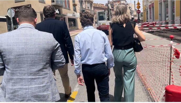 Luis Gestoso y los concejales de VOX