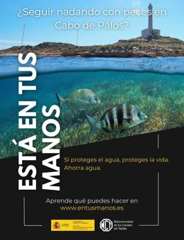 Una de las imágenes de la campaña de la MCT para  concienciar sobre la necesidad de ahorrar agua